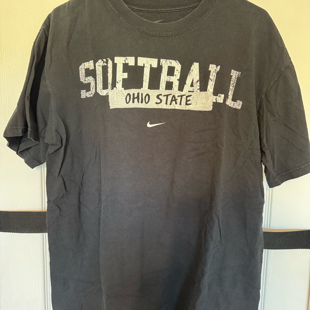 Nike Black Ohio State Softball Loose Fit Tee